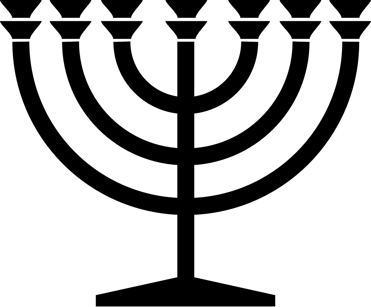 חנוכייה - יודאיקה - איור